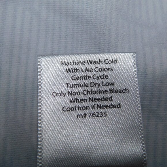 Coral Bay Womens PL Petite L Black White Striped Leaves Golf Polo Shirt 1/4 Zip - Picture 5 of 11